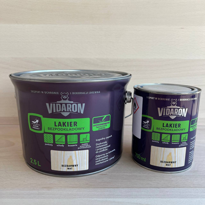 Лак паркетний Vidaron матовий () - Зображення 3